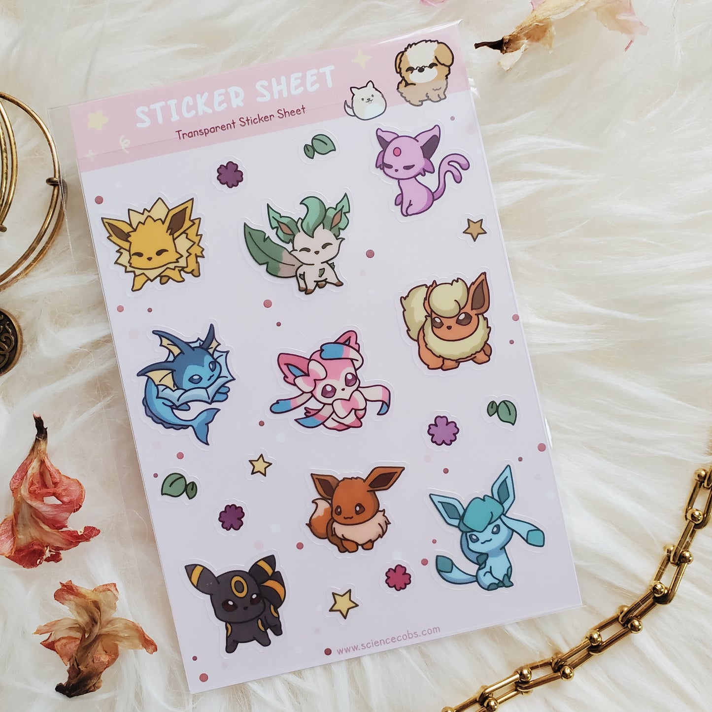 Eeveelution Sticker Sheet