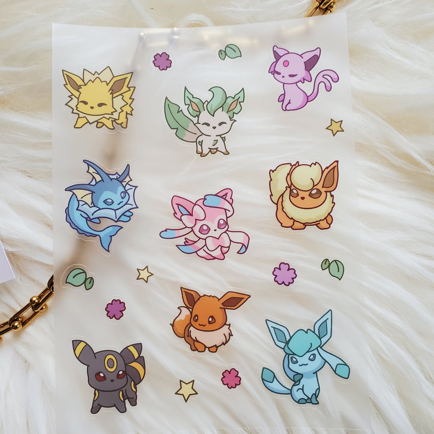 Eeveelution Sticker Sheet