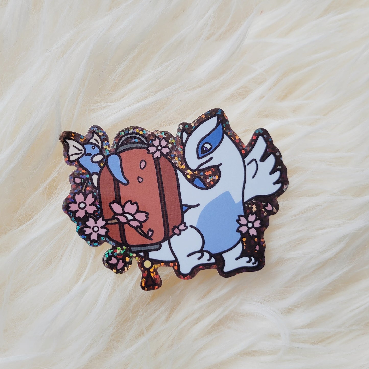 Sakura Poke Dragon and Lugia Sticker