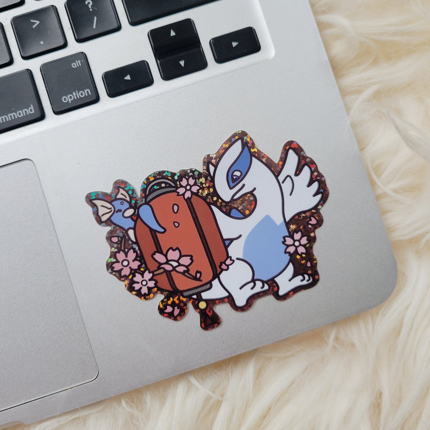 Sakura Poke Dragon and Lugia Sticker