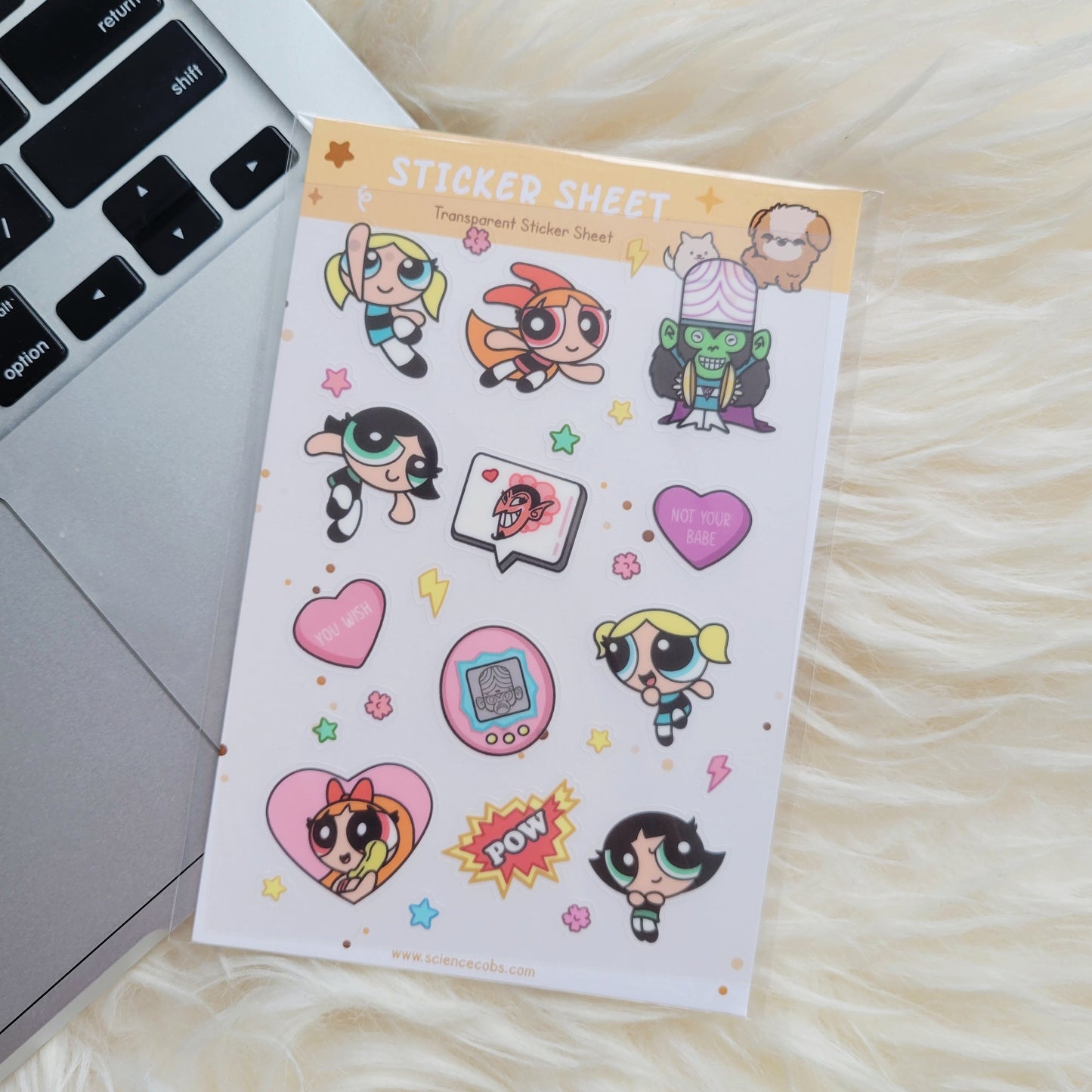 Girls Sticker Sheet | Cartoon Sticker Sheet | Cute Anime Stickers | Journal Scrapbook Sticker