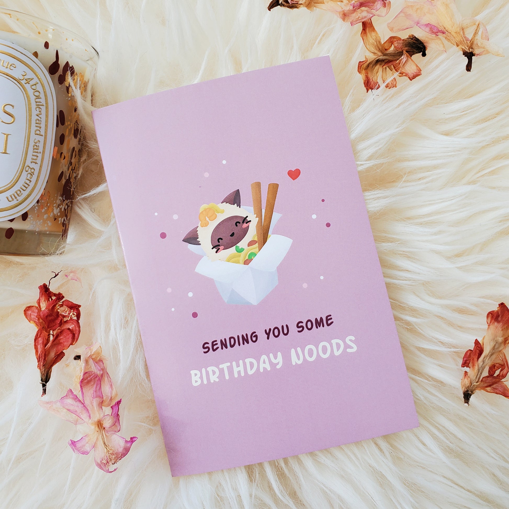 Birthday Noods | Birthday Joke Card | Noodle Birthday Card | Funny Birthday Greeting | Street Food Birthday Card