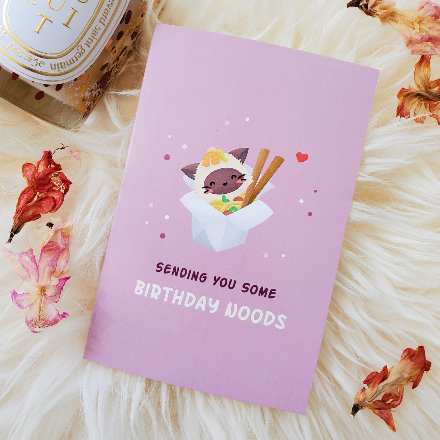 Birthday Noods | Birthday Joke Card | Noodle Birthday Card | Birthday Greeting | Food Birthday Card