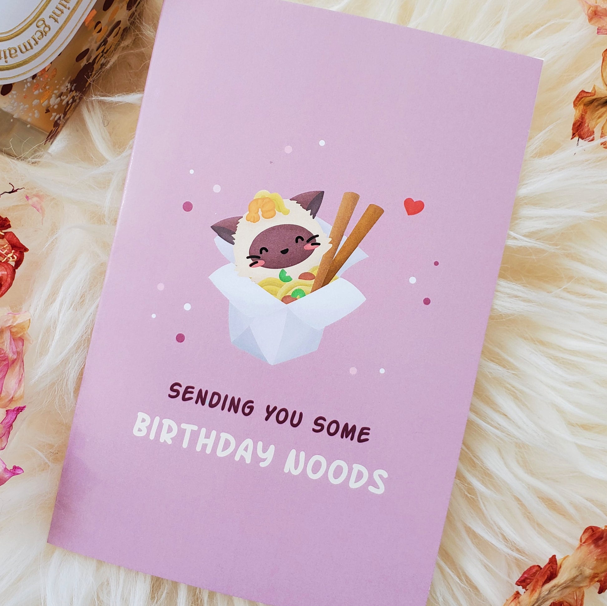 Birthday Noods | Birthday Joke Card | Noodle Birthday Card | Birthday Greeting For Foodies | Asian Food Birthday Card