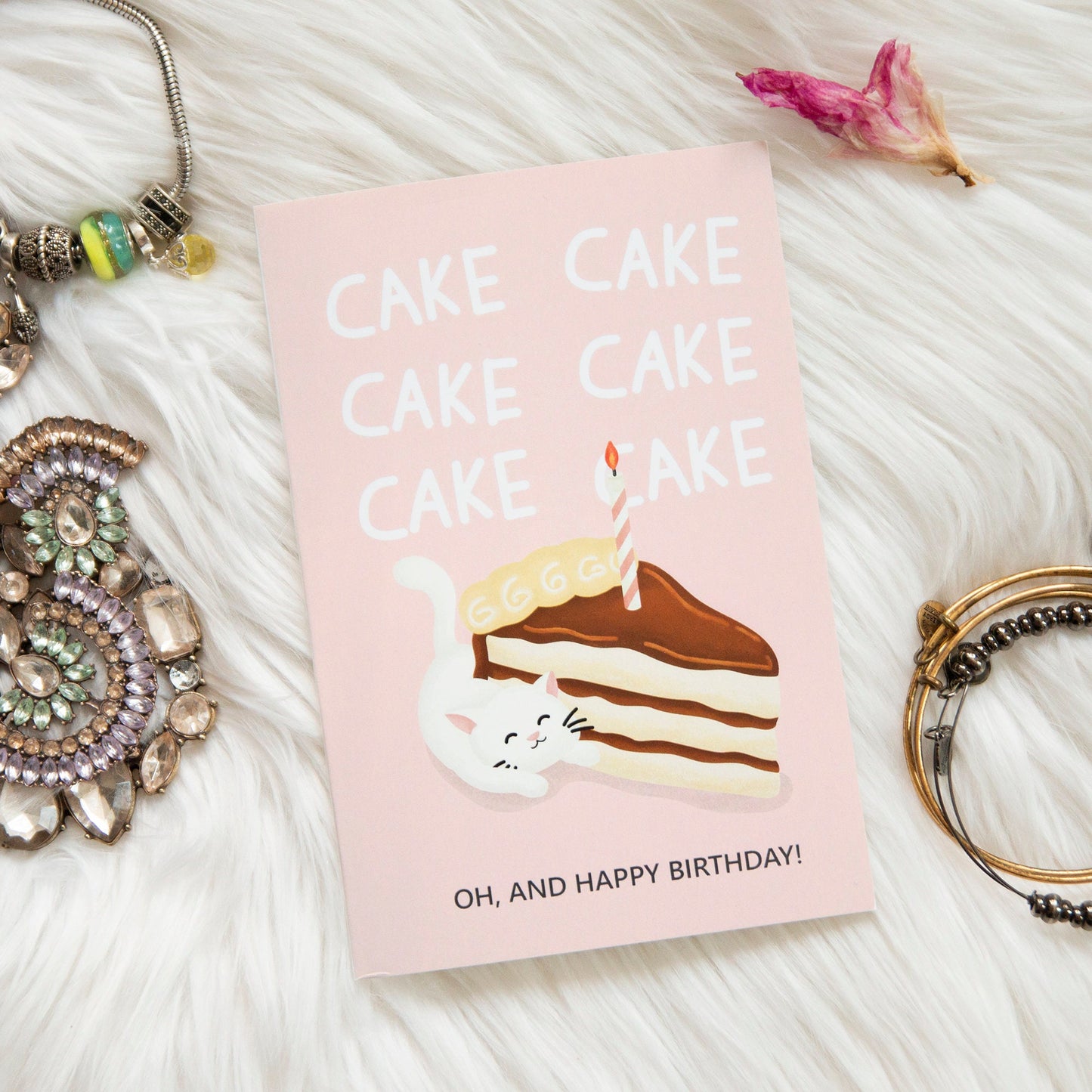 Birthday Cake Card | Cat Birthday Card