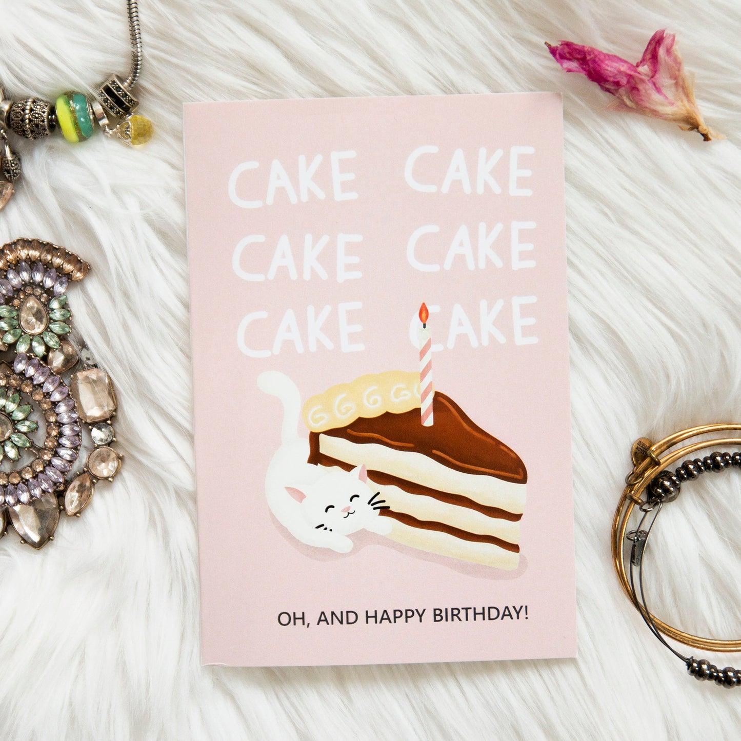 Birthday Cake Card | Cat Birthday Card