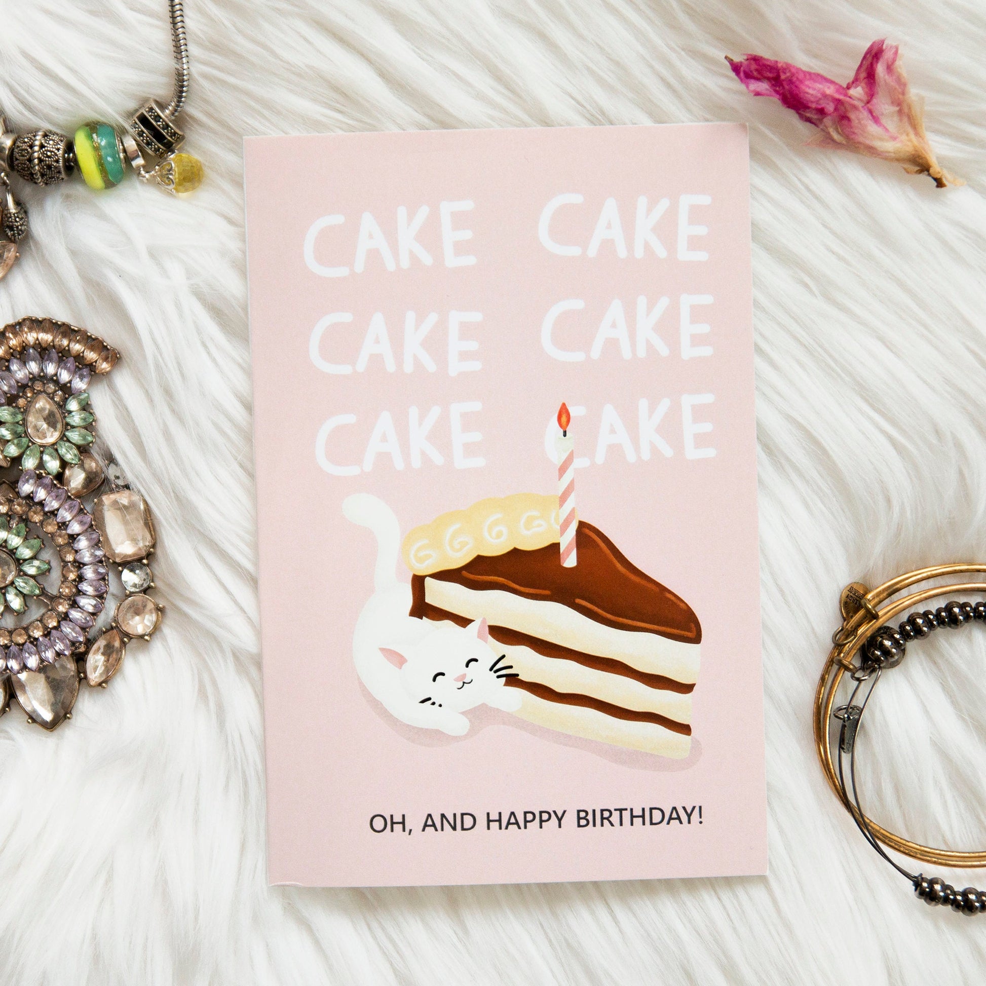 Birthday Cake Card | Cat Birthday Card