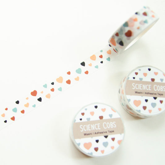 Pastel Hearts Washi Tape