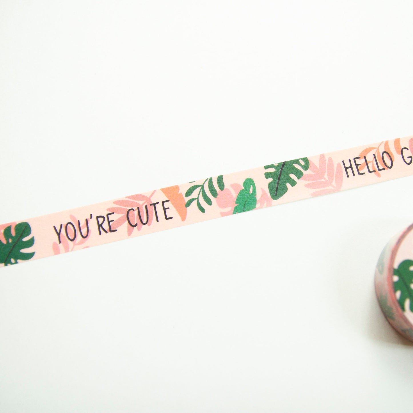 Tropical Plants "Hello Gorgeous" Washi Tape