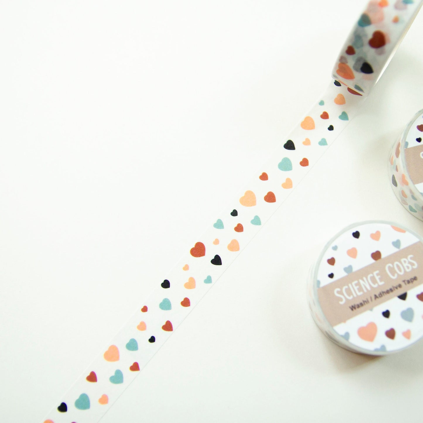 Pastel Hearts Washi Tape