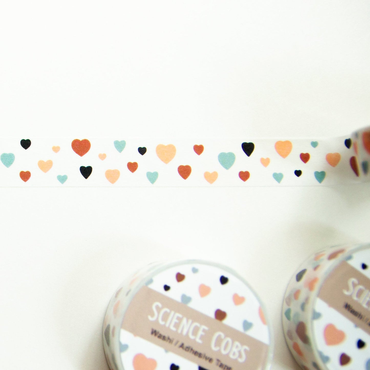 Pastel Hearts Washi Tape