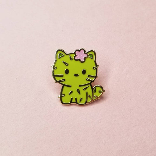 Cactus cat | Cute Cat Pin | Succulent Cat