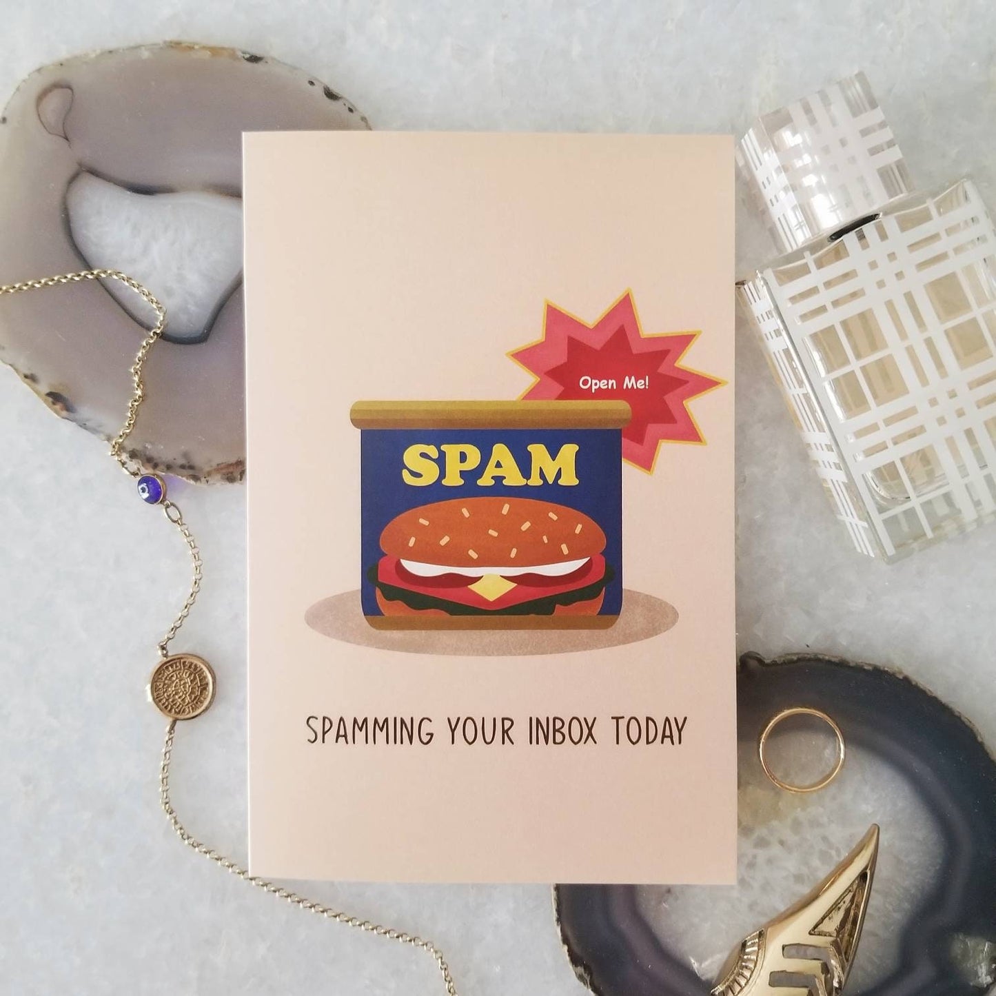 Spam Colleague Work Birthday Greeting Card