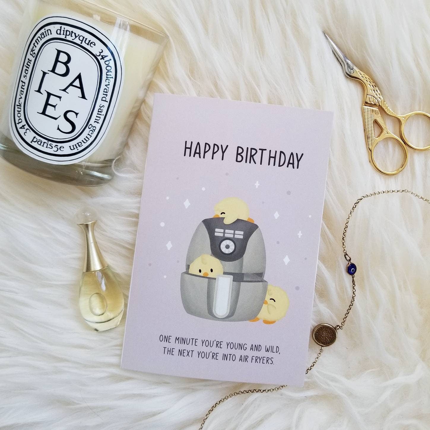 Old Person Birthday Card | Funny Birthday Card | Air Fryer | Science Cobs