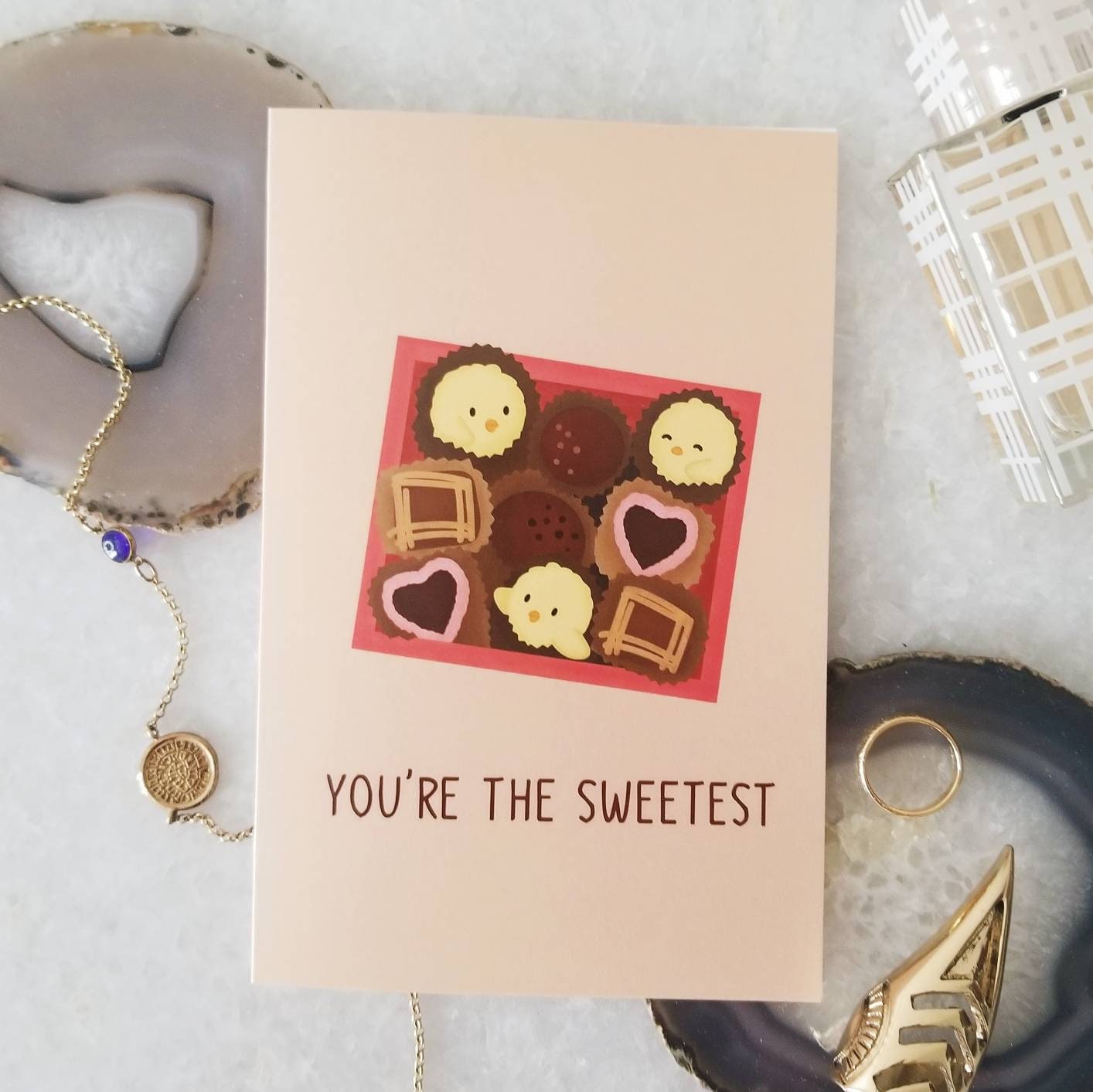 You're Sweetest Box Of Chocolate Greeting Card