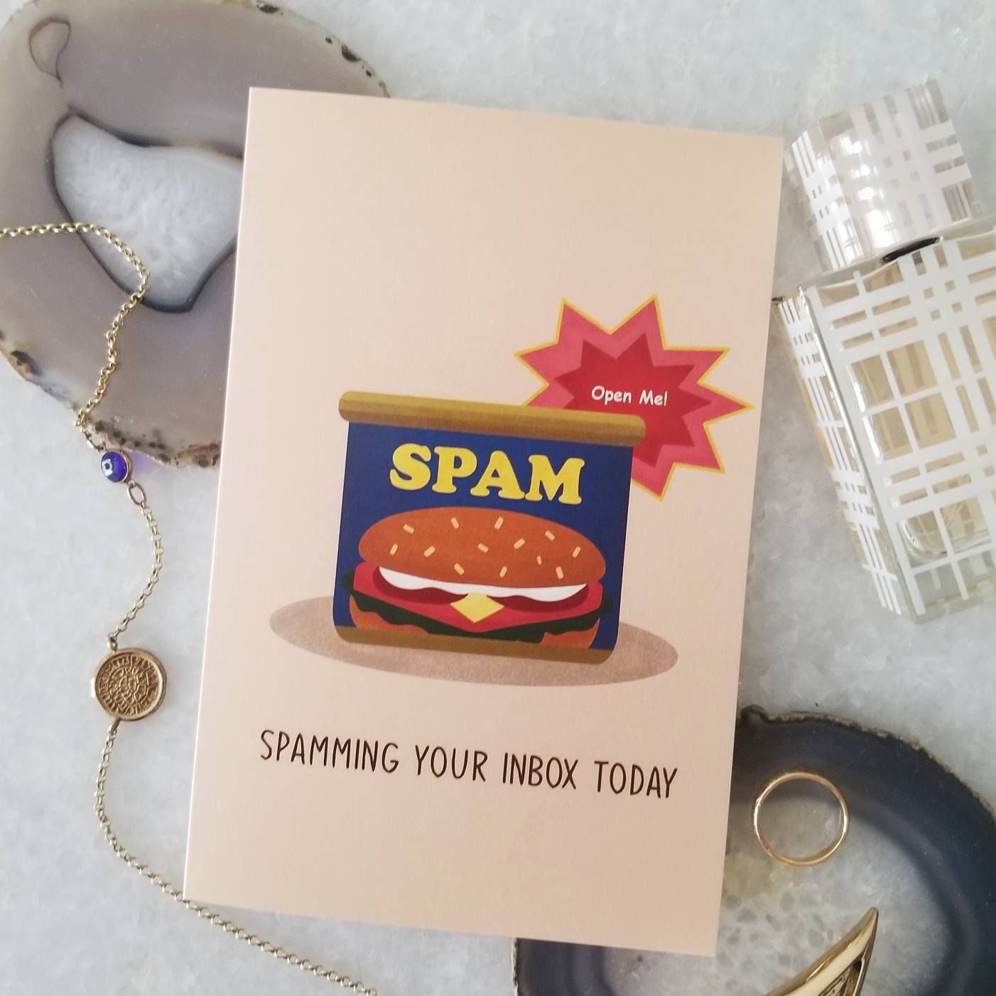 Spam Colleague Work Birthday Greeting Card