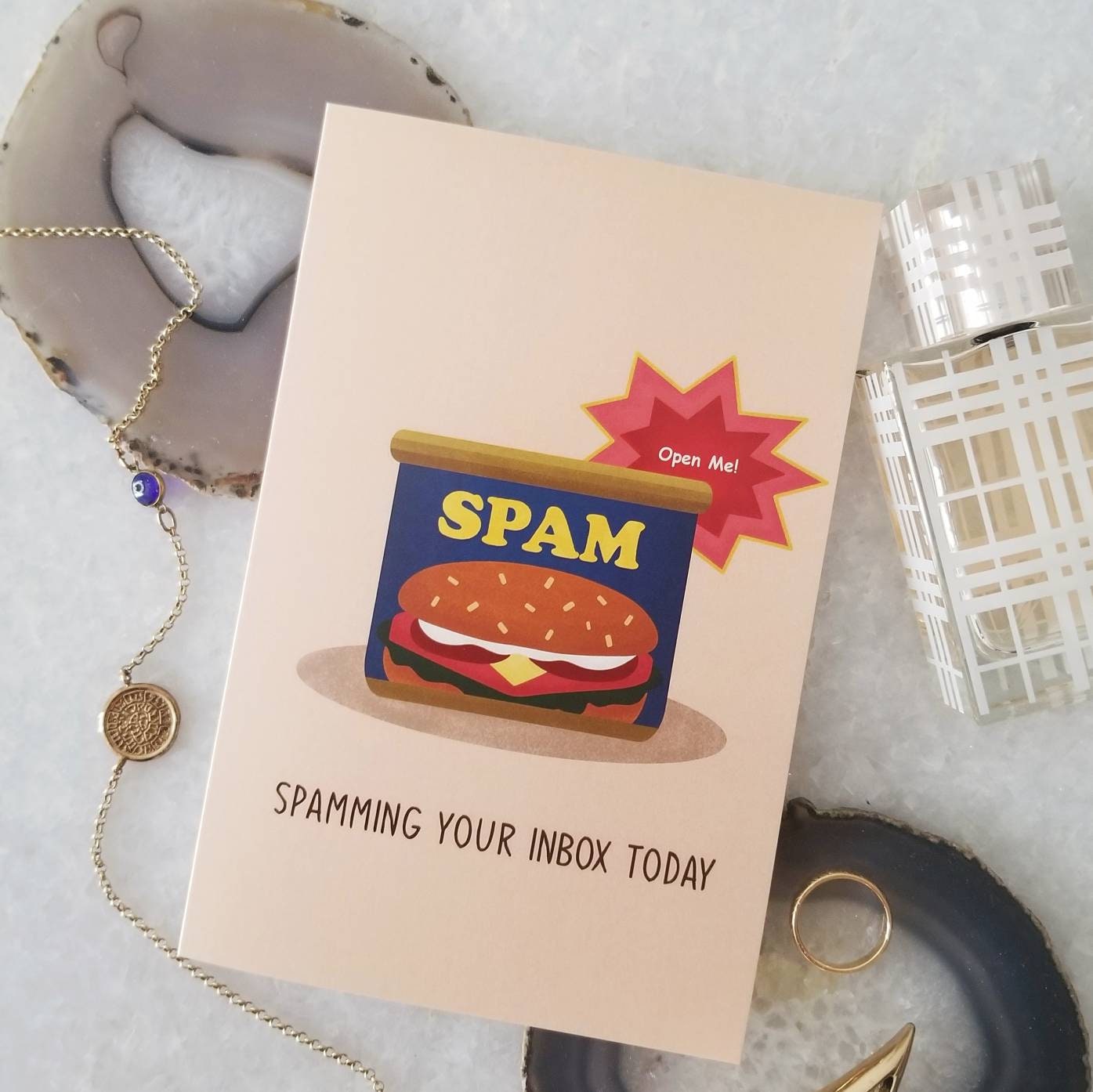 Spam Colleague Work Birthday Greeting Card