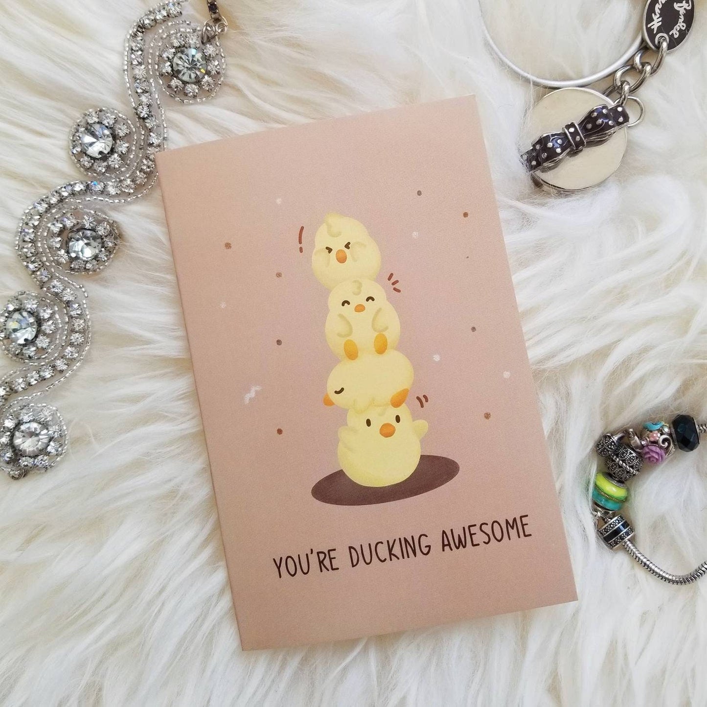 Funny Thank You Card | Ducking Awesome | Science Cobs